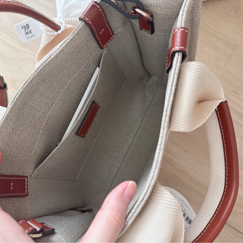 NWT CHLOE SMALL WOODY TOTE BAG WITH STRAP - Picture 10 of 13